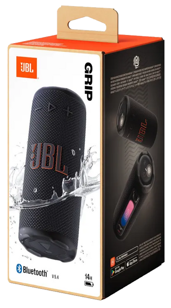 Портативна акустика JBL Grip Black (JBLGRIPBLK) 0001057 фото